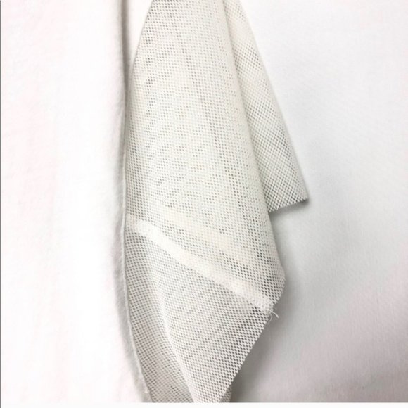 Free People White Mesh Oversized WILD Graphic Tee - Picture 7 of 7